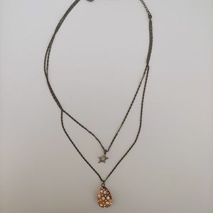 Betsey Johnson Jewelry - NWT - Betsey Johnson 2-Charm Necklace Betsey Johnson Jewelry - NWT - Betsey Johnson 2-Charm Necklace